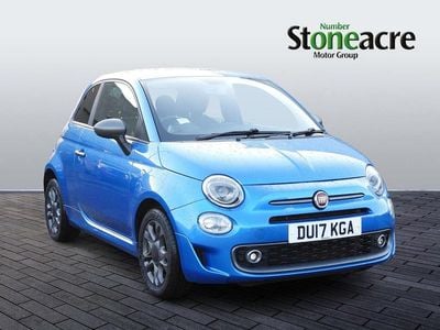 Blue Used 2017 Fiat 500 S Hatchback | £7,295 (Fair price)