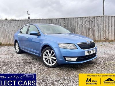 Used Skoda Octavia Elegance 105 HP (77 kW) 2014 Blue Hatchback