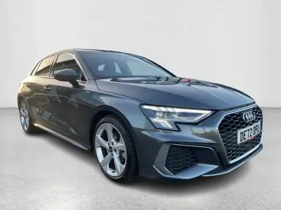 Begagnad Audi A3 S-Line 150 HK (110 kW) 2022 Grå Sedan