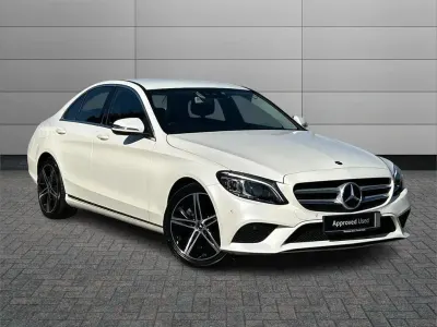 Used Mercedes C220 Sport Edition 191 HP (140 kW) 2020 White Sedan