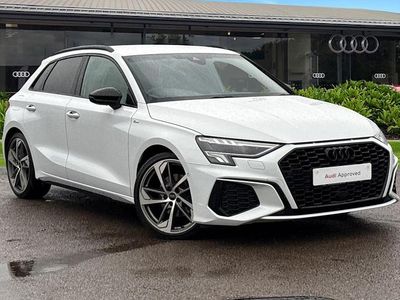 Used Audi A3 Black Edition 150 HP (110 kW) 2024 White Hatchback