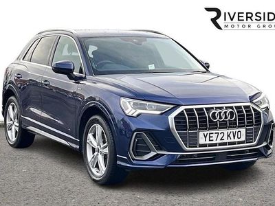 Blue Used 2022 Audi Q3 S-Line SUV | £25,950 (Fair price)