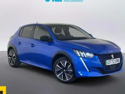 Second-hand Peugeot e-208 GTi 100 kW (136 CP) 2023 Albastru Hatchback