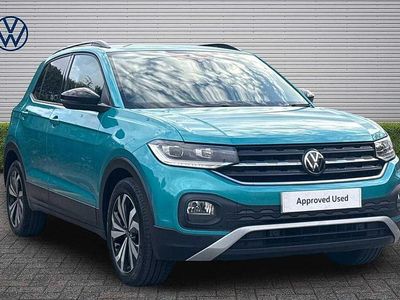 Used VW T-Cross Black Edition 110 HP (80 kW) 2022 Turquoise SUV