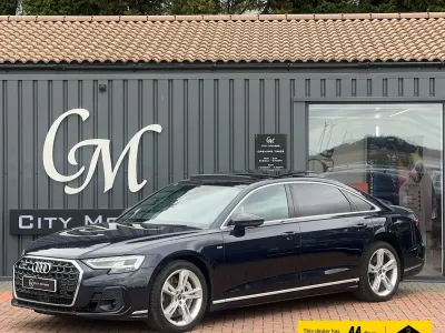 Used Audi A8 S-Line 462 HP (339 kW) 2023 Blue Sedan