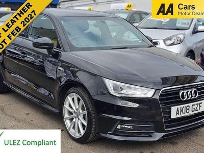 Begagnad Audi A1 S-Line 2018 Svart Halvkombi