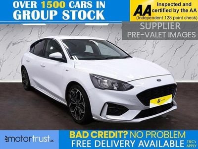 White Used 2019 Ford Focus ST-Line X Hatchback | £10,795 (Fair price)