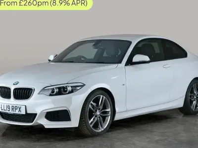 Begagnad BMW 218 M Sport 136 HK (100 kW) 2019 Vit Sportkupé