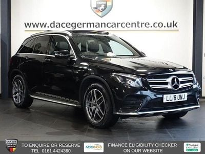 Black Used 2018 Mercedes GLC220 AMG line Estate | £14,970 (Fair price)
