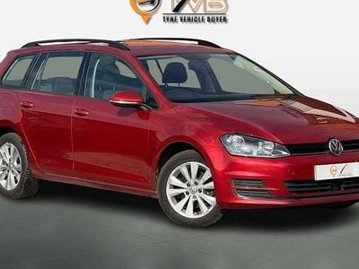 Used VW Golf VII SE 110 HP (80 kW) 2014 Red Estate