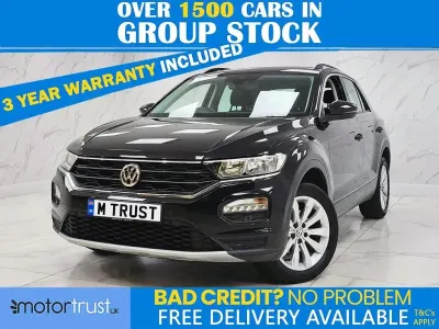 Used VW T-Roc SE 115 HP (84 kW) 2020 Black SUV