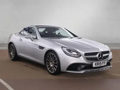Used Mercedes SLC300 AMG line 245 HP (180 kW) 2019 Silver Cabriolet