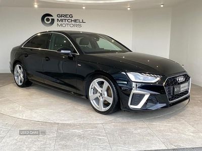 Used Audi A4 S-Line 163 HP (119 kW) 2021 Black Sedan