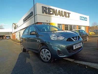 Begagnad Nissan Micra Visia 80 HK (58 kW) 2017 Grå Halvkombi