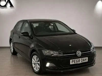 Used VW Polo SE 95 HP (69 kW) 2018 Black Hatchback