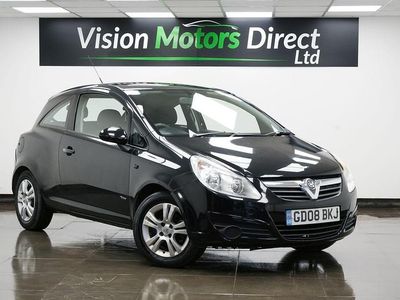 Begagnad Vauxhall Corsa 2008 Svart Halvkombi