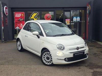 Used Fiat 500 Lounge 69 HP (50 kW) 2019 White Hatchback
