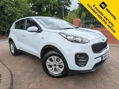 Used Kia Sportage 114 HP (83 kW) 2016 Arctic white SUV