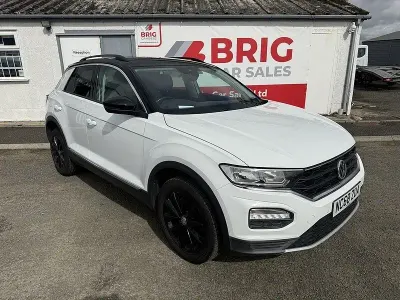 Used VW T-Roc Design 115 HP (84 kW) 2019 White SUV