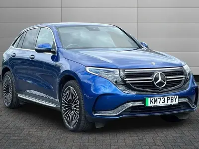 Used Mercedes EQC400 AMG Line Premium 300 kW (408 HP) 2023 Blue SUV