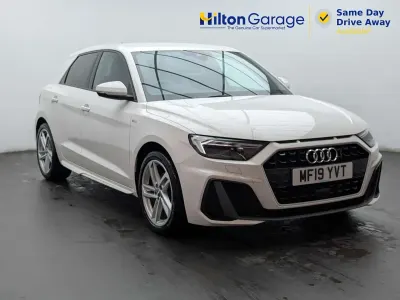 Used Audi A1 Sportback S-Line 2019 White Hatchback