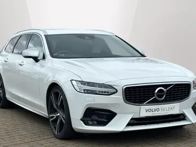 Used Volvo V90 R-Design 188 HP (138 kW) 2018 White Estate