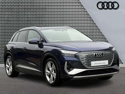 Used Audi Q4 e-tron S-Line 150 kW (204 HP) 2022 Blue SUV