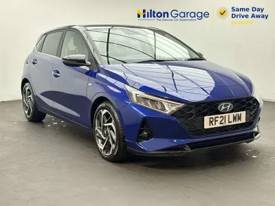 Used Hyundai i20 Ultimate 100 HP (73 kW) 2021 Blue Hatchback