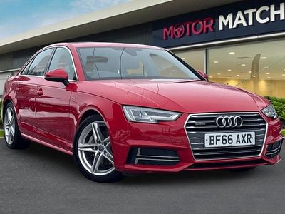 Red Used 2016 Audi A4 S-Line Sedan | £12,490 (Fair price)