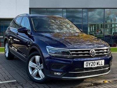 Atlantic blue metallic Used 2020 VW Tiguan SEL SUV | £19,890 (Good price)