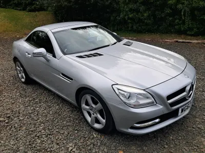 Used Mercedes SLK250 204 HP (150 kW) 2012 Silver Cabriolet
