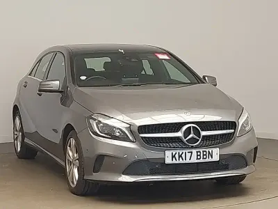 Used Mercedes A200 Premium Plus 136 HP (100 kW) 2017 Grey Hatchback