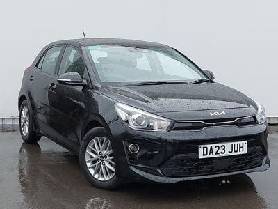 Used Kia Rio 83 HP (61 kW) 2023 Black Hatchback