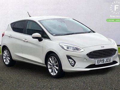 Used Ford Fiesta Titanium 2019 White Hatchback