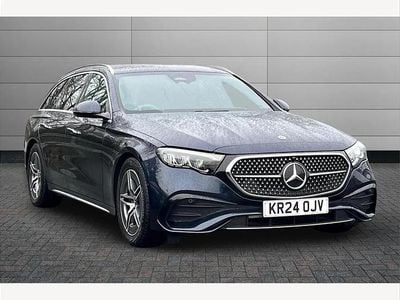 Blue Used 2024 Mercedes E220 AMG line Estate | £38,450 (Super price)