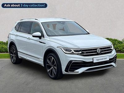 White Used 2025 VW Tiguan Allspace R-line SUV | £34,924 (Fair price)