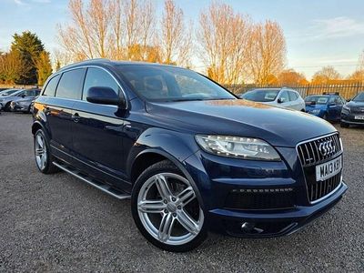 Used Audi Q7 S-line plus 245 HP (180 kW) 2013 Blue SUV