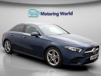 Blue Used 2019 Mercedes A180 AMG Line Premium Sedan | £16,500 (Fair price)