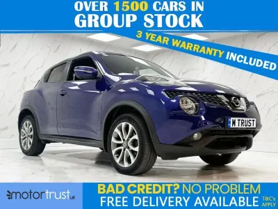 Used Nissan Juke Tekna 117 HP (86 kW) 2016 Blue SUV