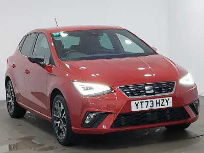 Usata Seat Ibiza XCELLENCE 110 CV (80 kW) 2023 Rosso Utilitaria