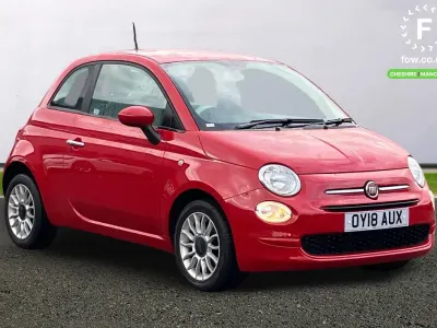 Used Fiat 500 Pop Star 69 HP (50 kW) 2018 Red Hatchback