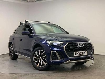 Blue Used 2022 Audi Q5 S-Line SUV | £29,900 (Fair price)