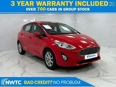 Red Used 2018 Ford Fiesta Zetec Hatchback | £7,295 (Fair price)