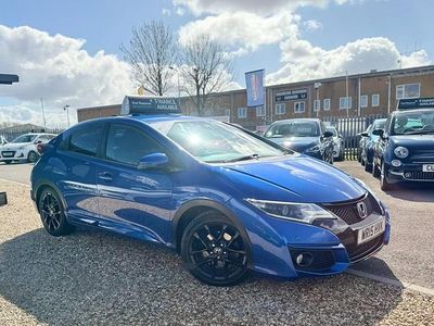 Begagnad Honda Civic Sport 142 HK (104 kW) 2015 Blå Halvkombi