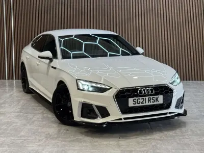 Second-hand Audi A5 S-Line 2021 Alb Coupe
