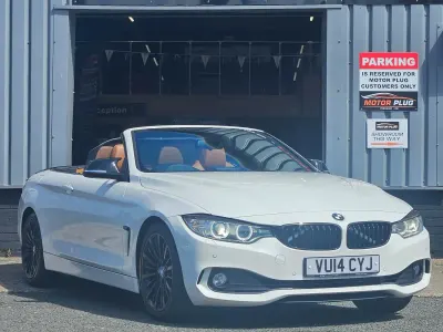 Begagnad BMW 430 Cabriolet Luxury Line 2014 Vit Cab