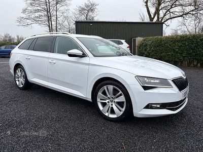 Used Skoda Superb SE L Executive 150 HP (110 kW) 2018 White Estate