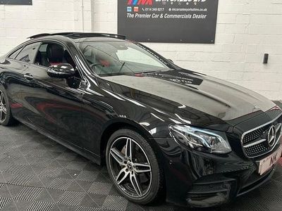 Used Mercedes E220 AMG line 2017 Black Coupe