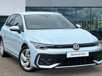 Used VW Golf VIII GTE 272 HP (200 kW) 2025 Crystal ice blue metallic