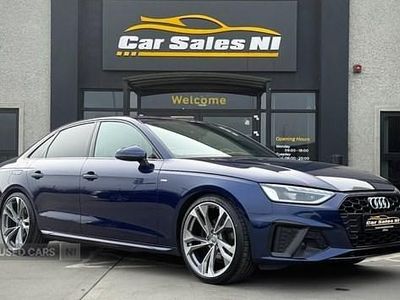 Used Audi A4 S-Line 163 HP (119 kW) 2022 Blue Sedan